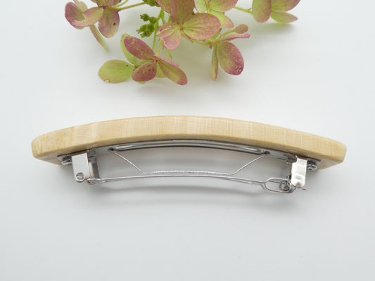 Haarspange aus Muschelahorn & kleine Klammer