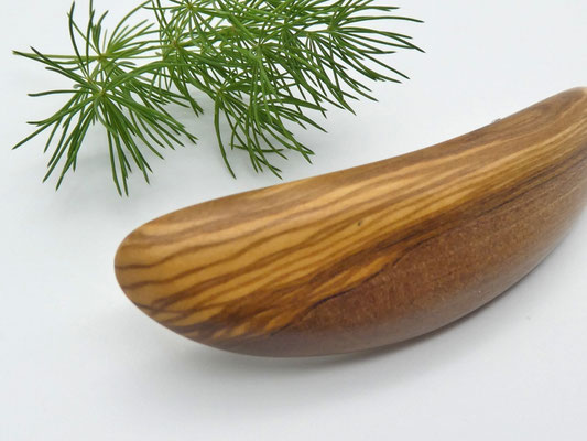 Haarspange aus Olivenholz & kleine Klammer