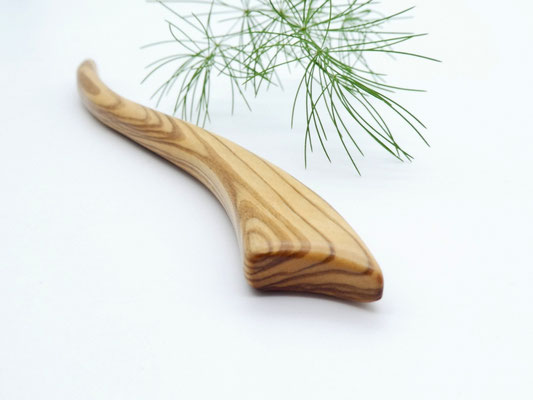 Haarstab aus Holz - Olivenholz