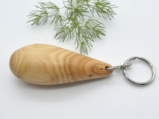 Schlüsselanhänger-Handschmeichler aus Holz - Lärche
