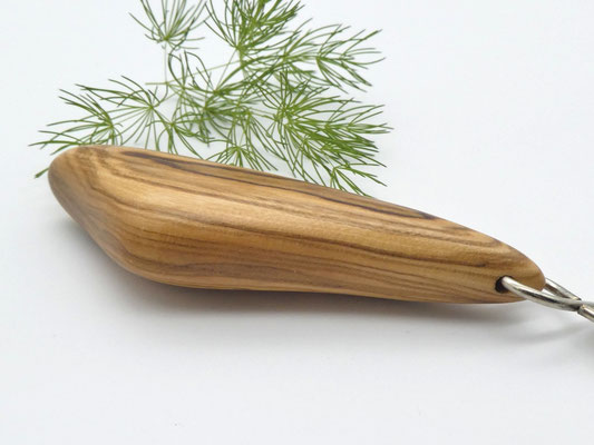 Schlüsselanhänger aus Holz - Olivenholz