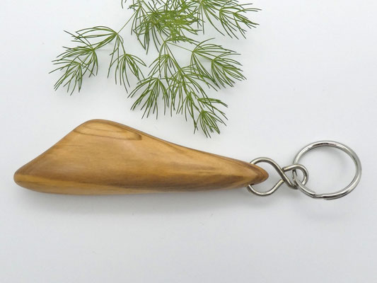 Schlüsselanhänger aus Holz - Olivenholz