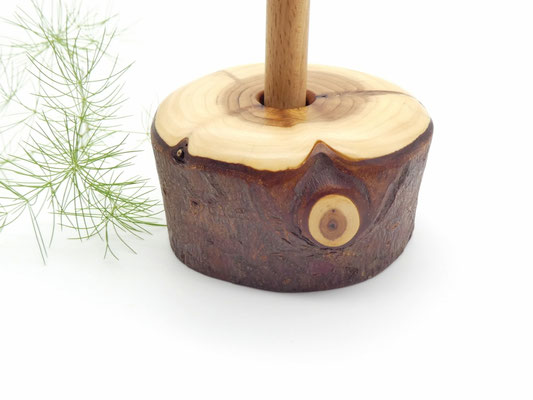 Stifthalter aus Eibenholz