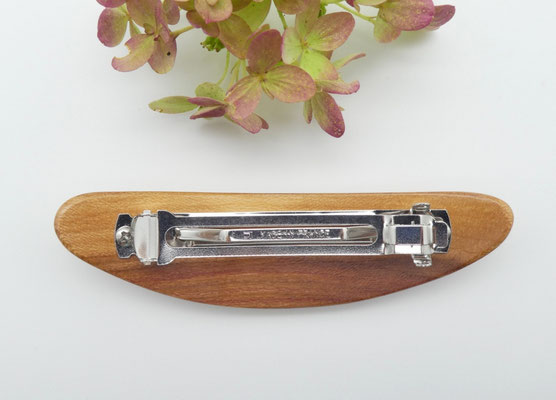 Haarspange aus Zwetschge & kleine Klammer