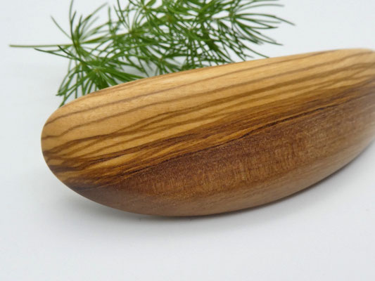 Haarspange aus Olivenholz & kleine Klammer