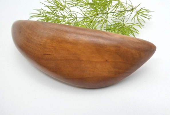 Haarspange aus Holz - Apfelholz & mittelgroße Klammer