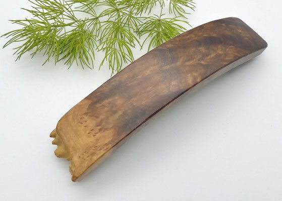Haarspange aus Holz - Goldfield & mittelgroße Klammer
