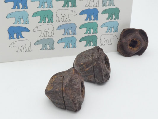 3 Kartenhalter aus Eukalyptuszapfen