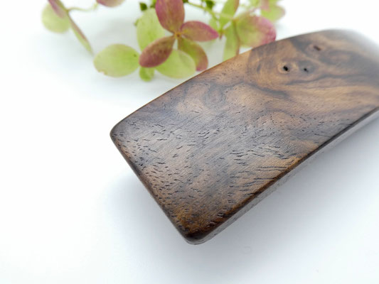 Haarspange aus Nussbaum & kleine Klammer