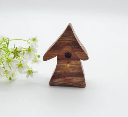 Vogelhaus aus Ulme - Magnet