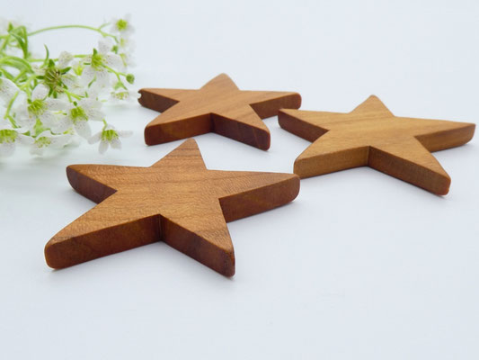Magnet Sterne aus Kirsche