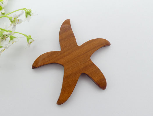 Seestern Magnet aus Kirsche