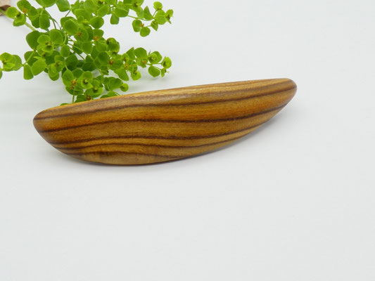 Haarspange aus Essigbaum & große Klammer