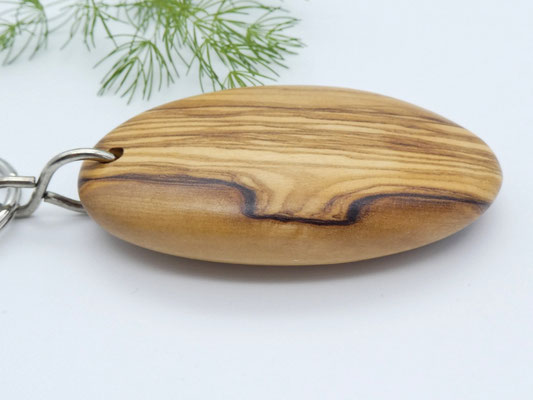 Schlüsselanhänger aus Holz - Olivenholz