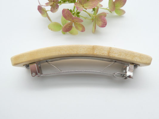 Haarspange aus Muschelahorn & kleine Klammer