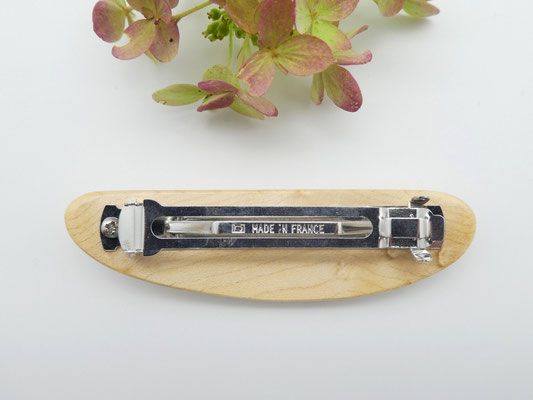 Haarspange aus Muschelahorn & kleine Klammer