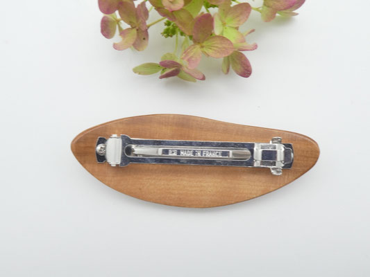 Haarspange aus Apfelbaum & kleine Klammer