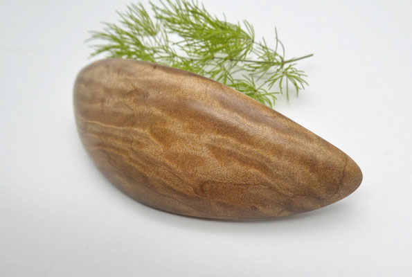 Haarspange aus Holz - Ahornmaser & mittelgroße Klammer