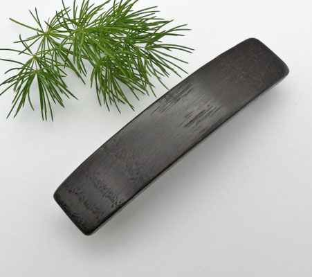 Haarspange aus Mooreiche & kleine Klammer