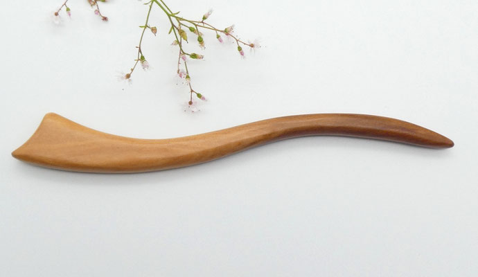 Haarstab aus Holz - Apfelbaum