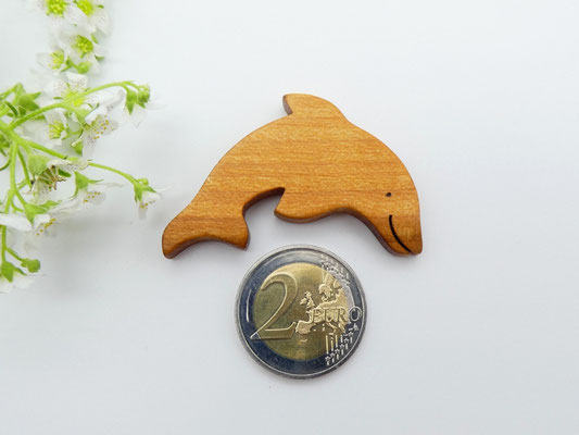 Magnet - Delfin aus Kirsche