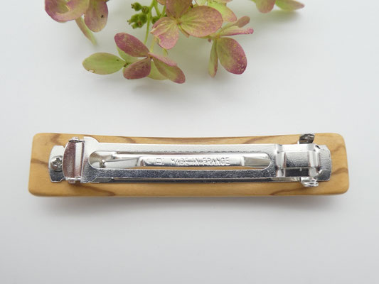 Haarspange aus Olivenholz & kleine Klammer