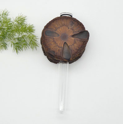 Vase aus Holz - Banksia - mit Magnet für den Kühlschrank