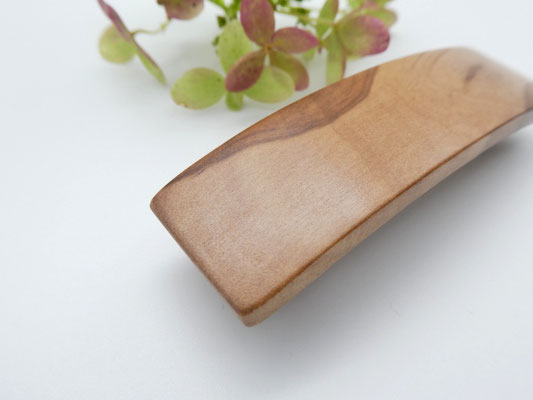 Haarspange aus Apfelbaum & kleine Klammer