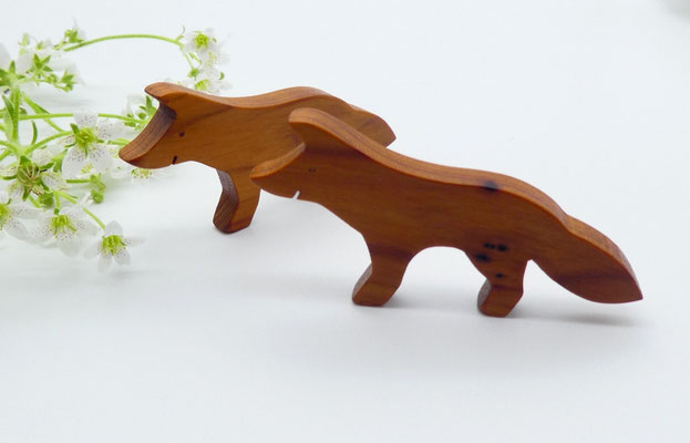 Fuchs aus Eibe - Magnet