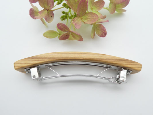 Haarspange aus Olivenholz & kleine Klammer