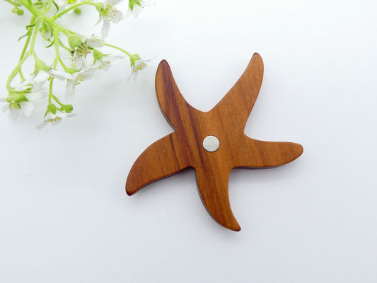 Seestern Magnet aus Kirsche