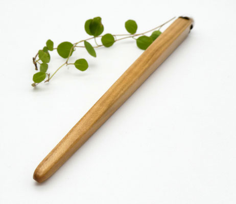 Haarstab aus Holz, Kirsche & Süßwasserperle