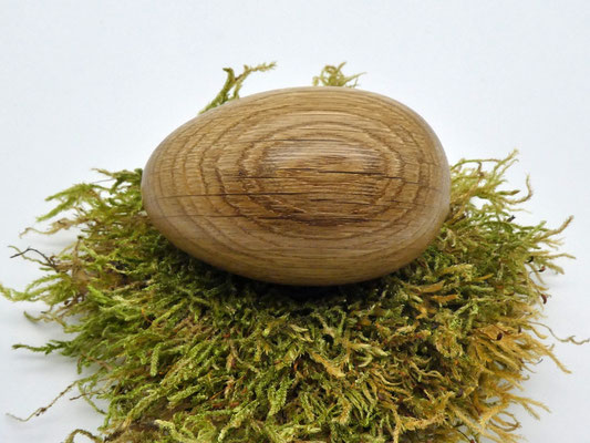 Osterei aus Holz - Eiche