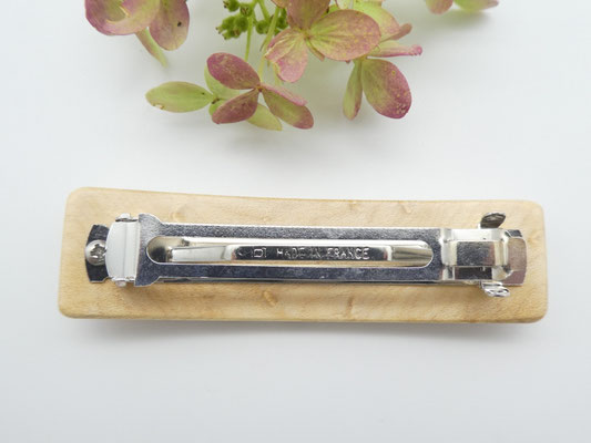 Haarspange aus Muschelahorn & kleine Klammer