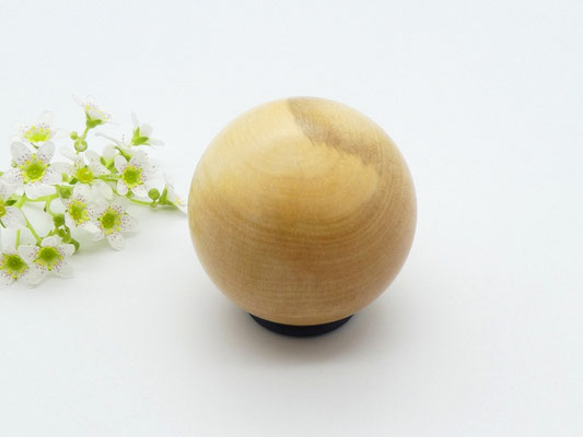Holzkugel aus Ilex 42 mm (Stechpalme)