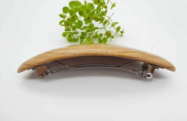 Haarspange aus Kirsche & große Klammer