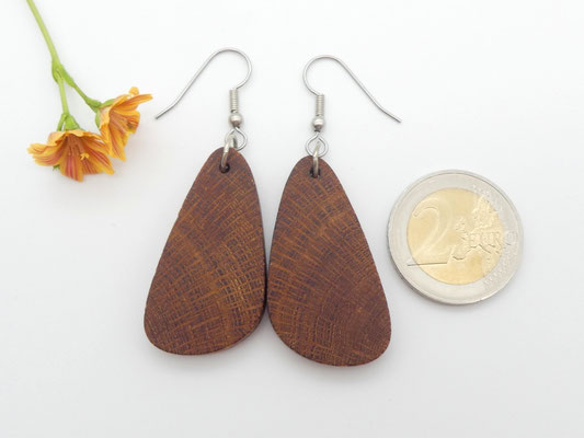 Ohrringe aus Holz - Banksiaholz aus Australien