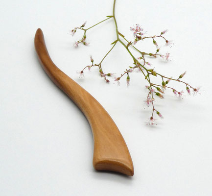 Haarstab aus Holz - Apfelbaum