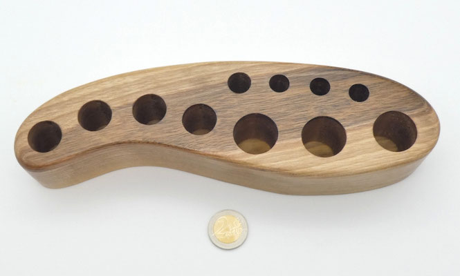 Kosmetikständer aus Holz - Walnuss