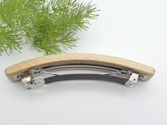 Haarspange aus Muschelahorn & große Klammer