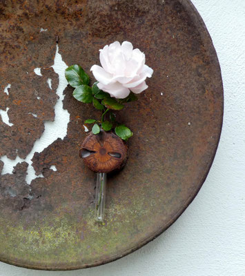 Vase aus Holz - Banksia - mit Magnet für den Kühlschrank