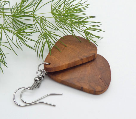 Ohrringe aus Holz - Kirsche