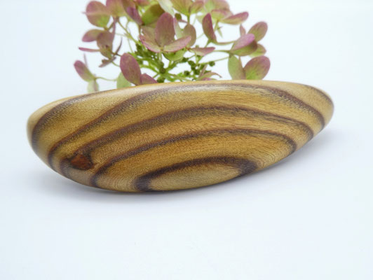 Haarspange aus Essigbaum & kleine Klammer