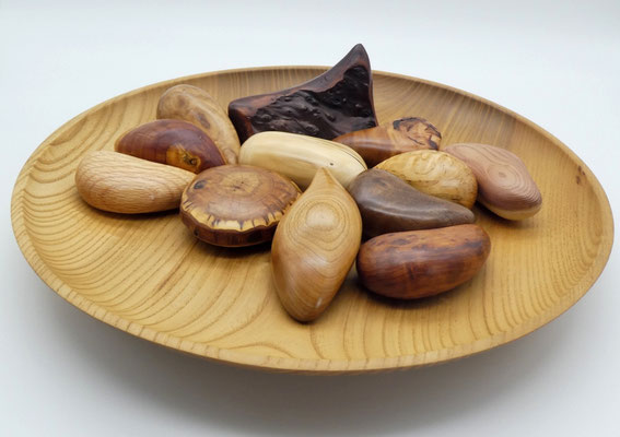 Handschmeichler aus Holz - Olivenholz