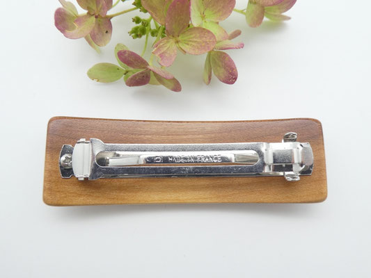 Haarspange aus Zwetschge & kleine Klammer