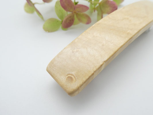 Haarspange aus Muschelahorn & kleine Klammer