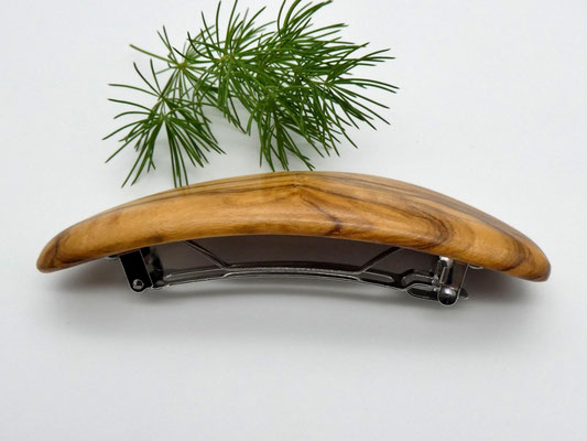 Haarspange aus Olivenholz & kleine Klammer