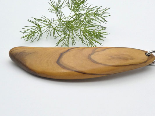 Schlüsselanhänger aus Holz - Olivenholz