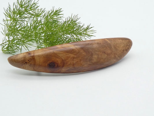 Haarspange aus Holz - Ahornmaser & große Klammer