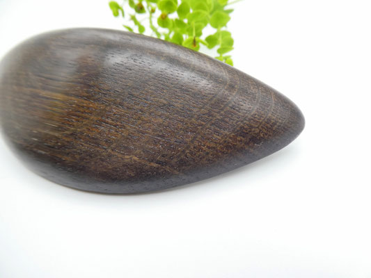 Haarspange aus Mooreiche & große Klammer